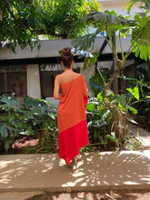 Carregar imagem no visualizador da galeria, Vestido Lia Terracota e Vermelho
