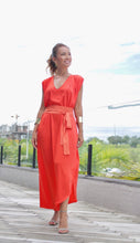 Carregar imagem no visualizador da galeria, Vestido Lina Laranja