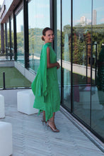 Carregar imagem no visualizador da galeria, Kaftan Simplice Midi Verde