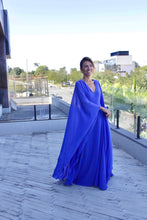 Cargar imagen en el visor de la galería, Kaftan Verônica Azul Royal
