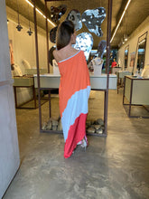 Cargar imagen en el visor de la galería, Kaftan Mari Laranja e Pink
