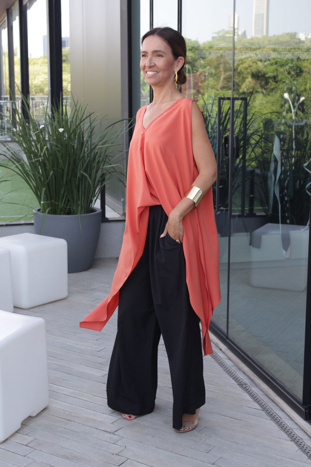 Blusa Guta Terracota