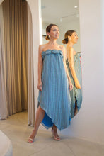 Carregar imagem no visualizador da galeria, Vestido Brigite Lurex Azul

