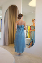 Carregar imagem no visualizador da galeria, Vestido Brigite Lurex Azul
