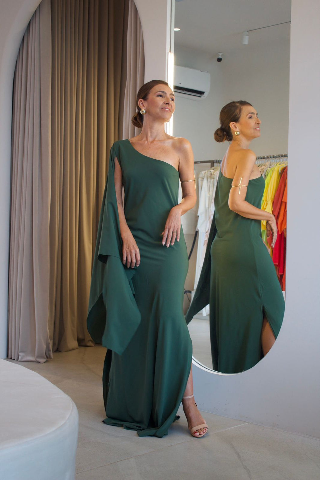 Vestido Karla Verde Musgo