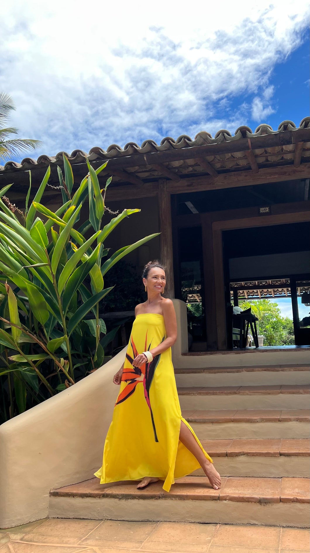 Vestido Roberta Amarelo
