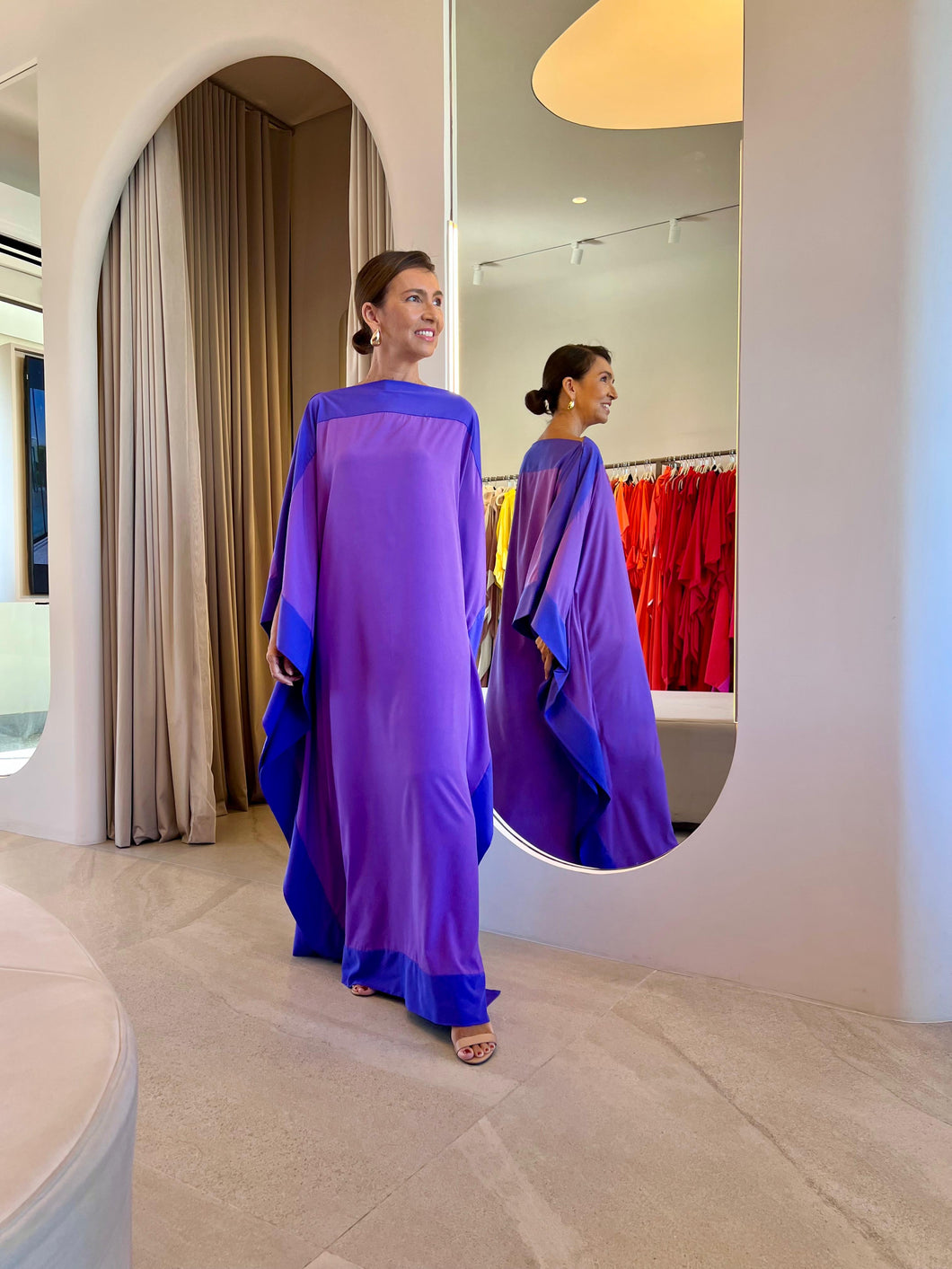 Kaftan Bordas Lavanda