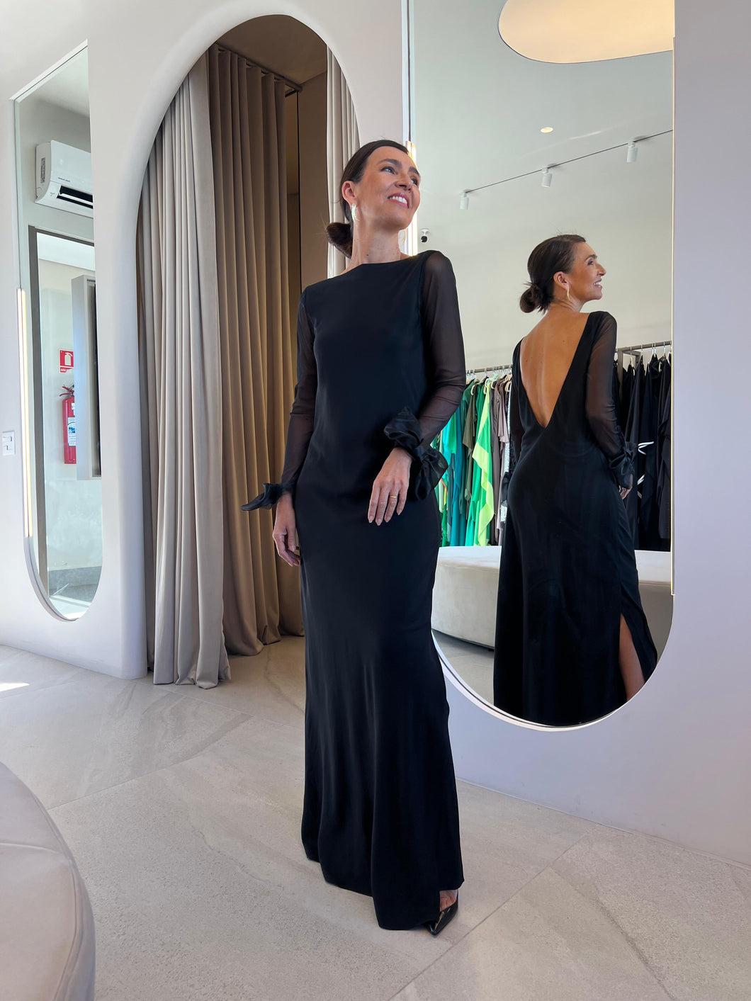 Vestido Monique Preto