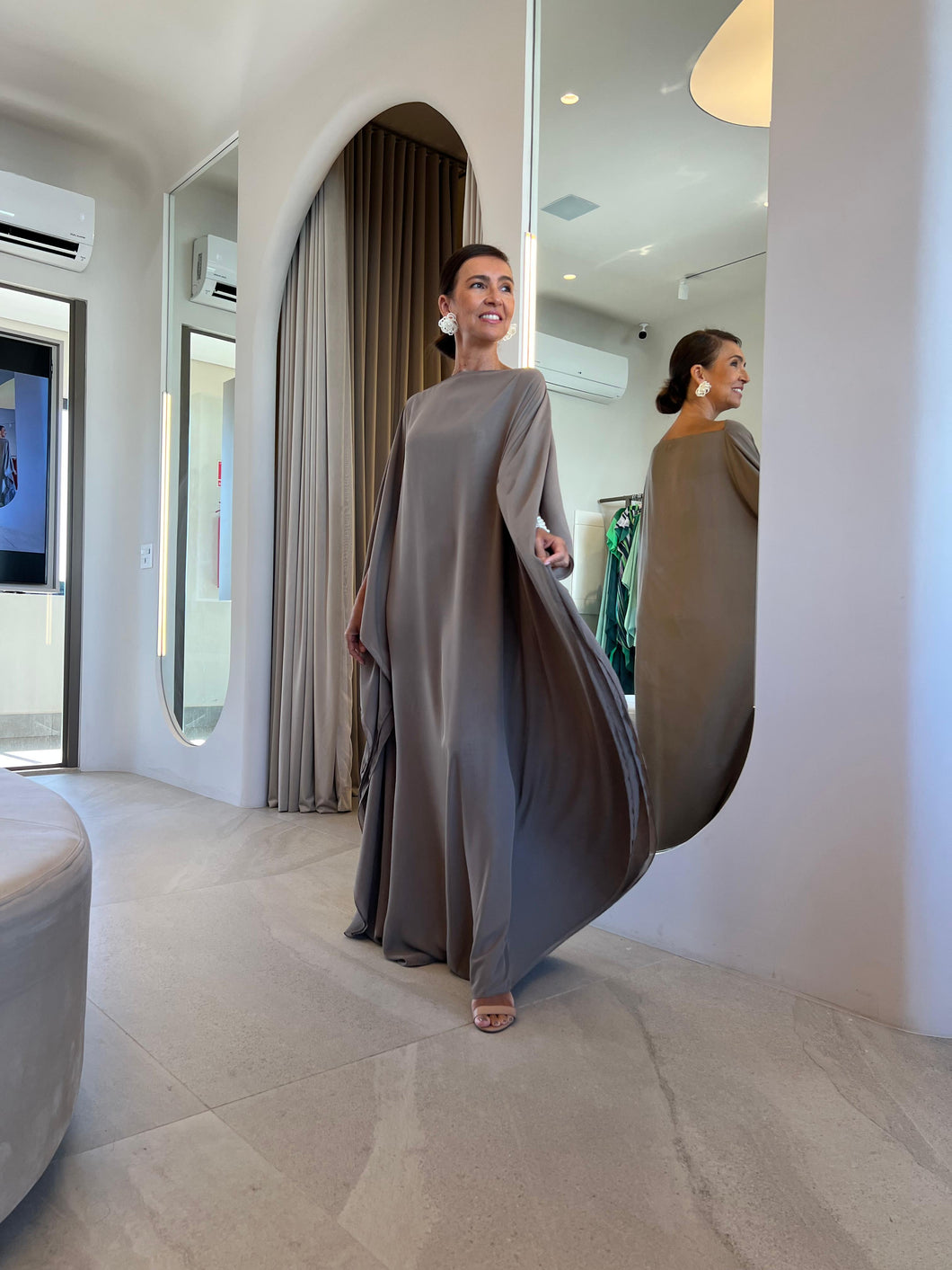 Kaftan Simplice Cinza