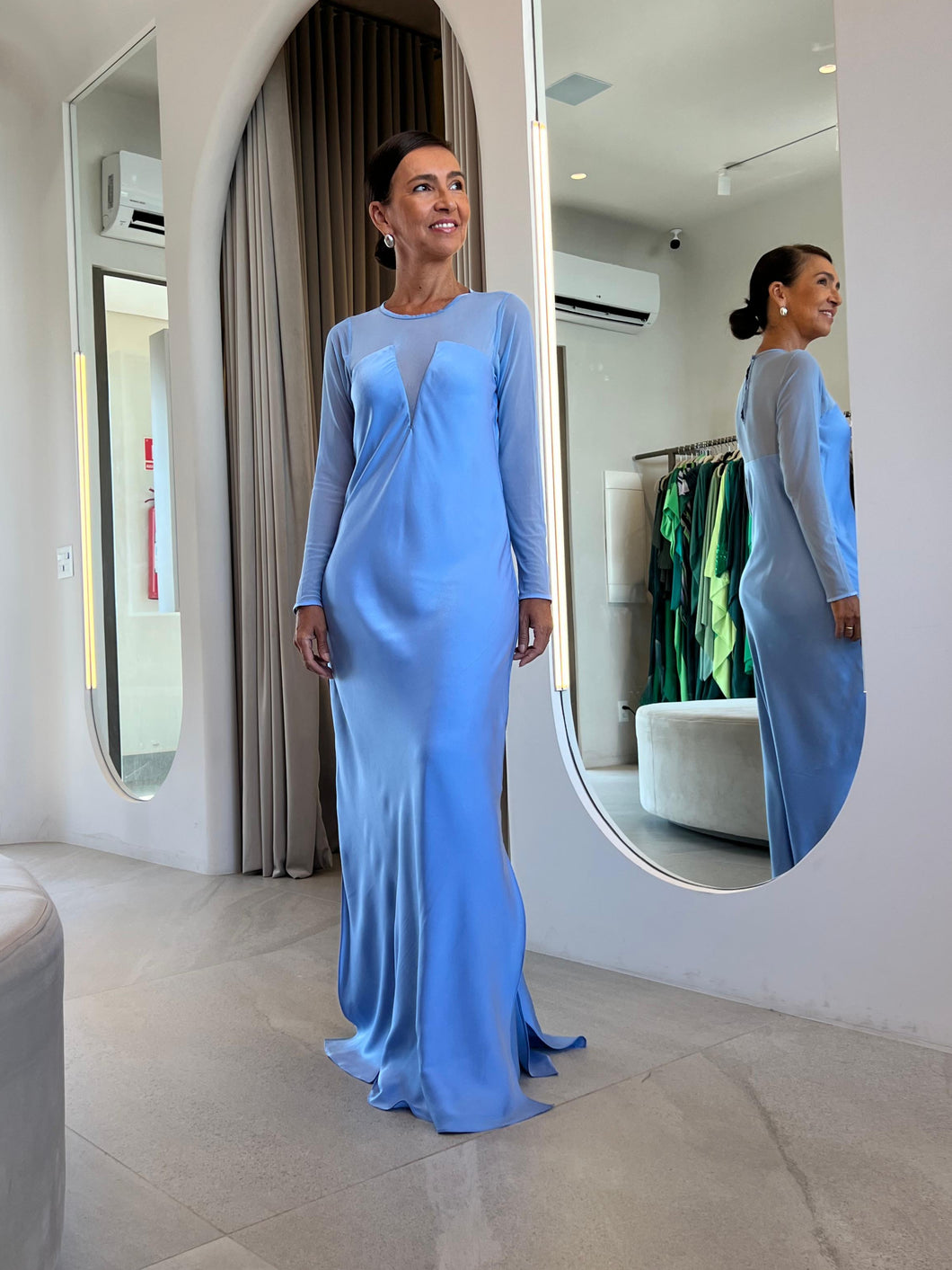 Vestido Eliane Azul
