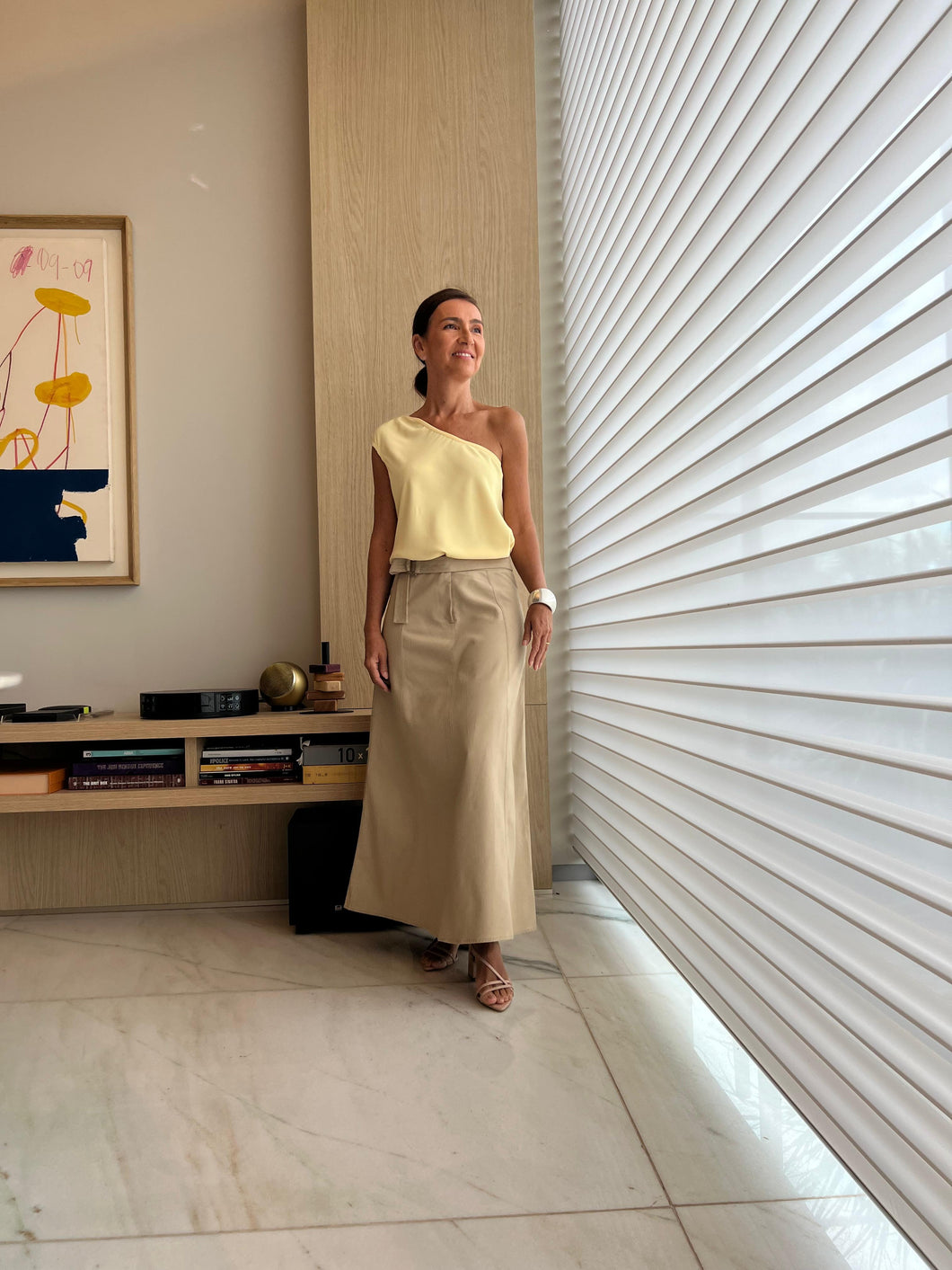 Blusa Ombro Só Melissa Amarela