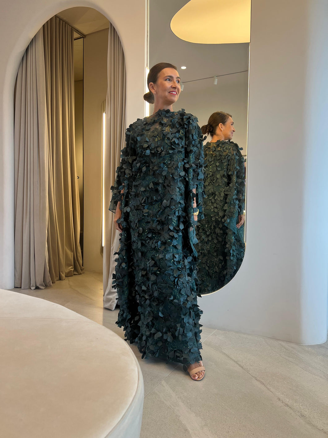 Kaftan Simplice Pétalas Verde