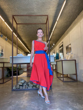 Carregar imagem no visualizador da galeria, Vestido Ravi Vermelho e Azul
