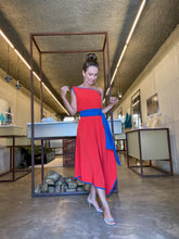 Carregar imagem no visualizador da galeria, Vestido Ravi Vermelho e Azul
