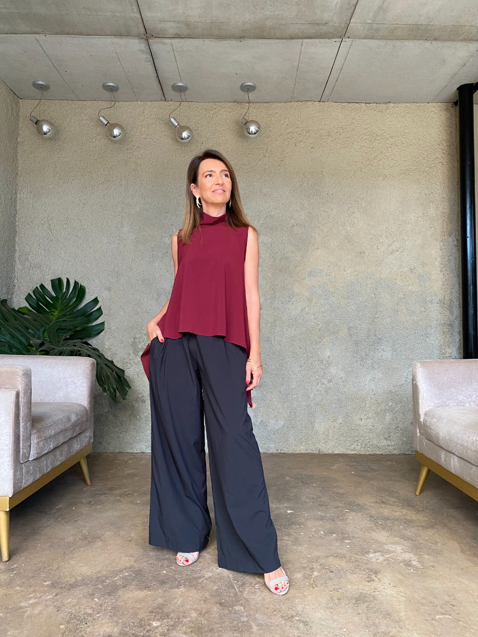 Blusa Nina Marsala