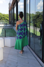 Load image into Gallery viewer, Kaftan Lia Green and Blue
