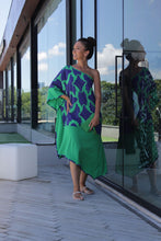 Load image into Gallery viewer, Kaftan Lia Green and Blue

