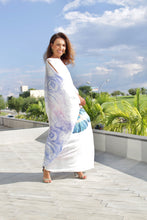 Load image into Gallery viewer, Blue Butterfly Kaftan
