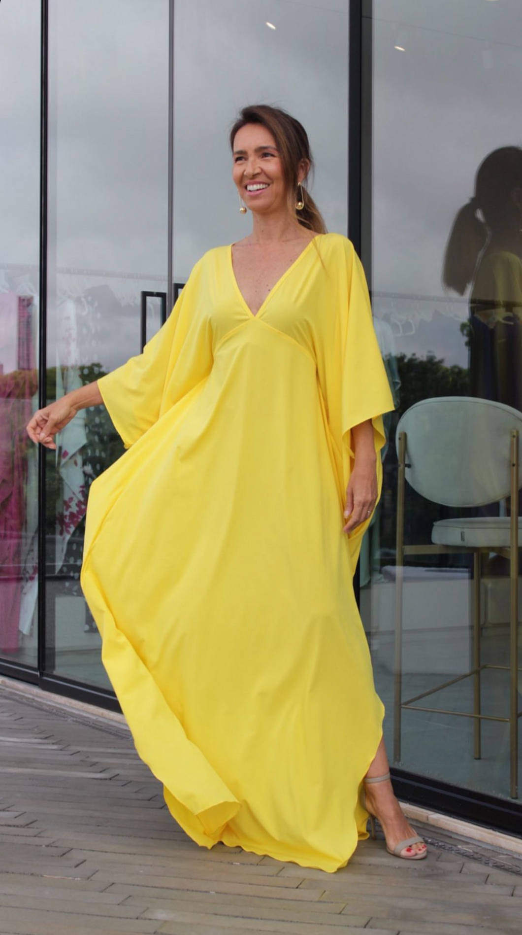 Kaftan Renata Amarelo