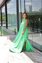 Load image into Gallery viewer, Alessandra Dress with Green Neckline
