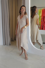 Load image into Gallery viewer, Red Asymmetric Blouse
