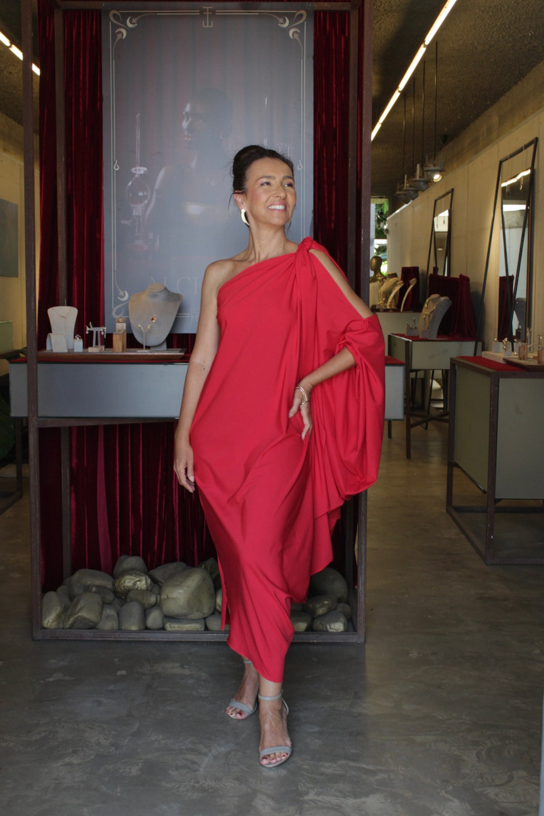 Kaftan Iolanda Vermelho